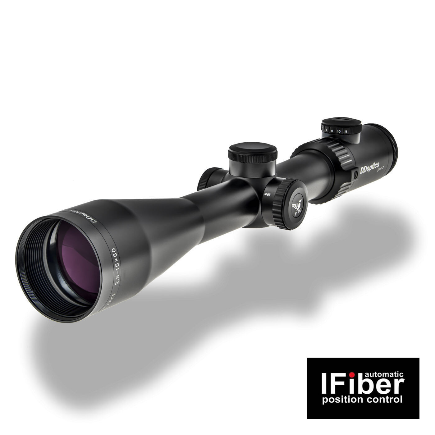 DDoptics 442511129.1 Zielfernrohr Nighteagle V6 2,5-15x50 Gen3 MRAD A4N iFiber DDoptics 442511129.1 Zielfernrohr Nighteagle V6 2,5-15x50 Gen3 MRAD A4N iFiber